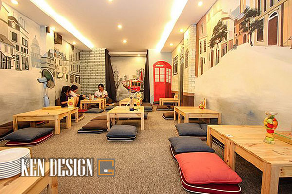 Thiết kế quán cafe giá rẻ đẹp